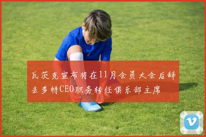 瓦茨克宣布将在11月会员大会后辞去多特CEO职务转任俱乐部主席